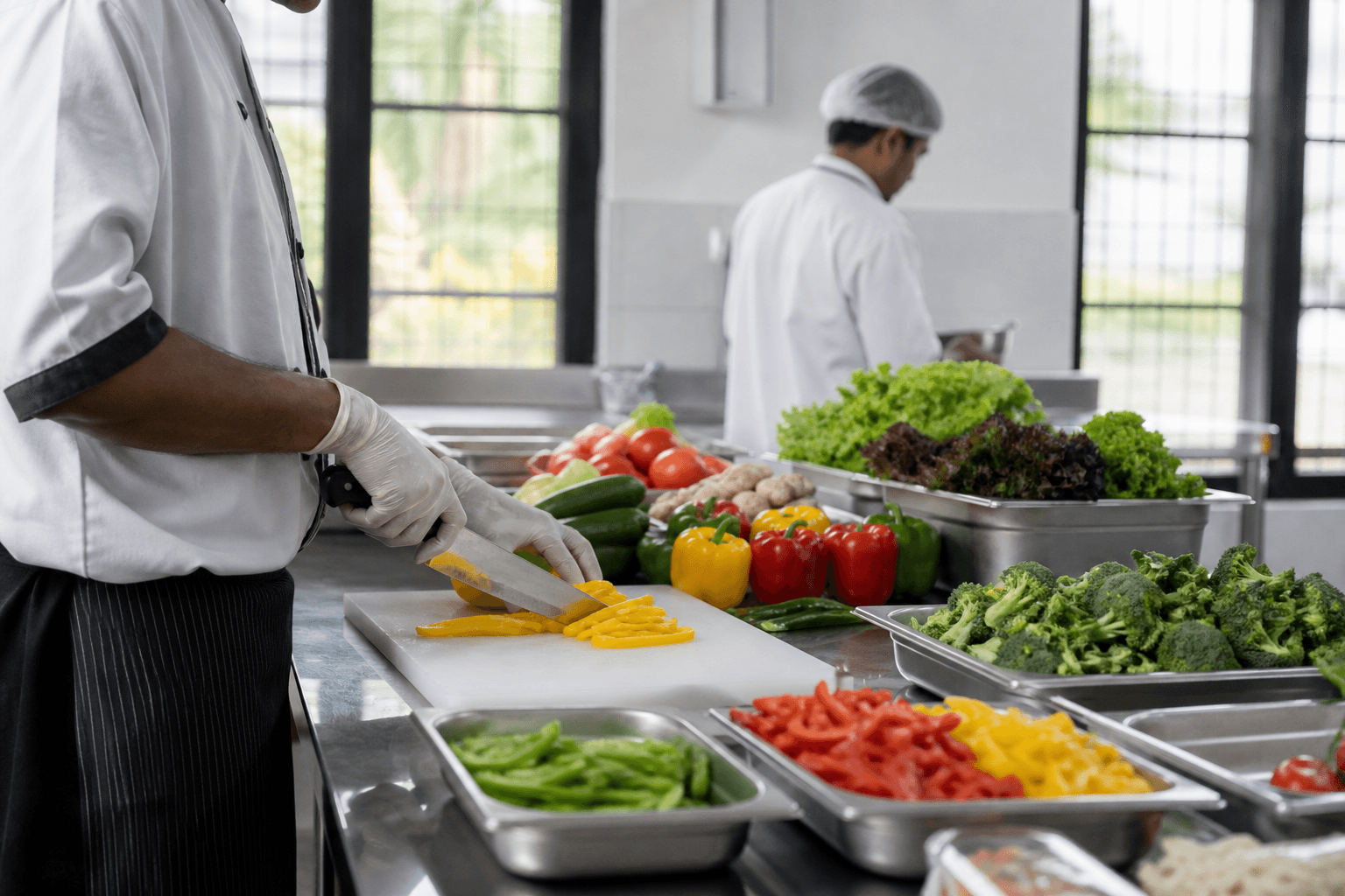 Deccan Farms kitchen preparation